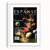 Vintage Magazine Cover Art – Retro Sci-Fi Space Wall Print