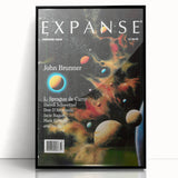 Vintage Magazine Cover Art – Retro Sci-Fi Space Wall Print