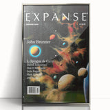 Vintage Magazine Cover Art – Retro Sci-Fi Space Wall Print