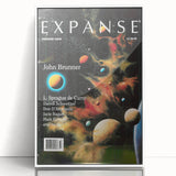 Vintage Magazine Cover Art – Retro Sci-Fi Space Wall Print