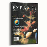 Vintage Magazine Cover Art – Retro Sci-Fi Space Wall Print