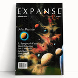 Vintage Magazine Cover Art – Retro Sci-Fi Space Wall Print