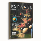 Vintage Magazine Cover Art – Retro Sci-Fi Space Wall Print