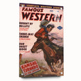 Vintage Magazine Cover Art - Classic Western Retro Prints for Decor