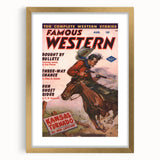 Vintage Magazine Cover Art - Classic Western Retro Prints for Decor