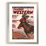 Vintage Magazine Cover Art - Classic Western Retro Prints for Decor