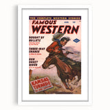 Vintage Magazine Cover Art - Classic Western Retro Prints for Decor