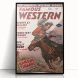 Vintage Magazine Cover Art - Classic Western Retro Prints for Decor
