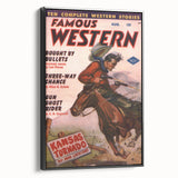 Vintage Magazine Cover Art - Classic Western Retro Prints for Decor