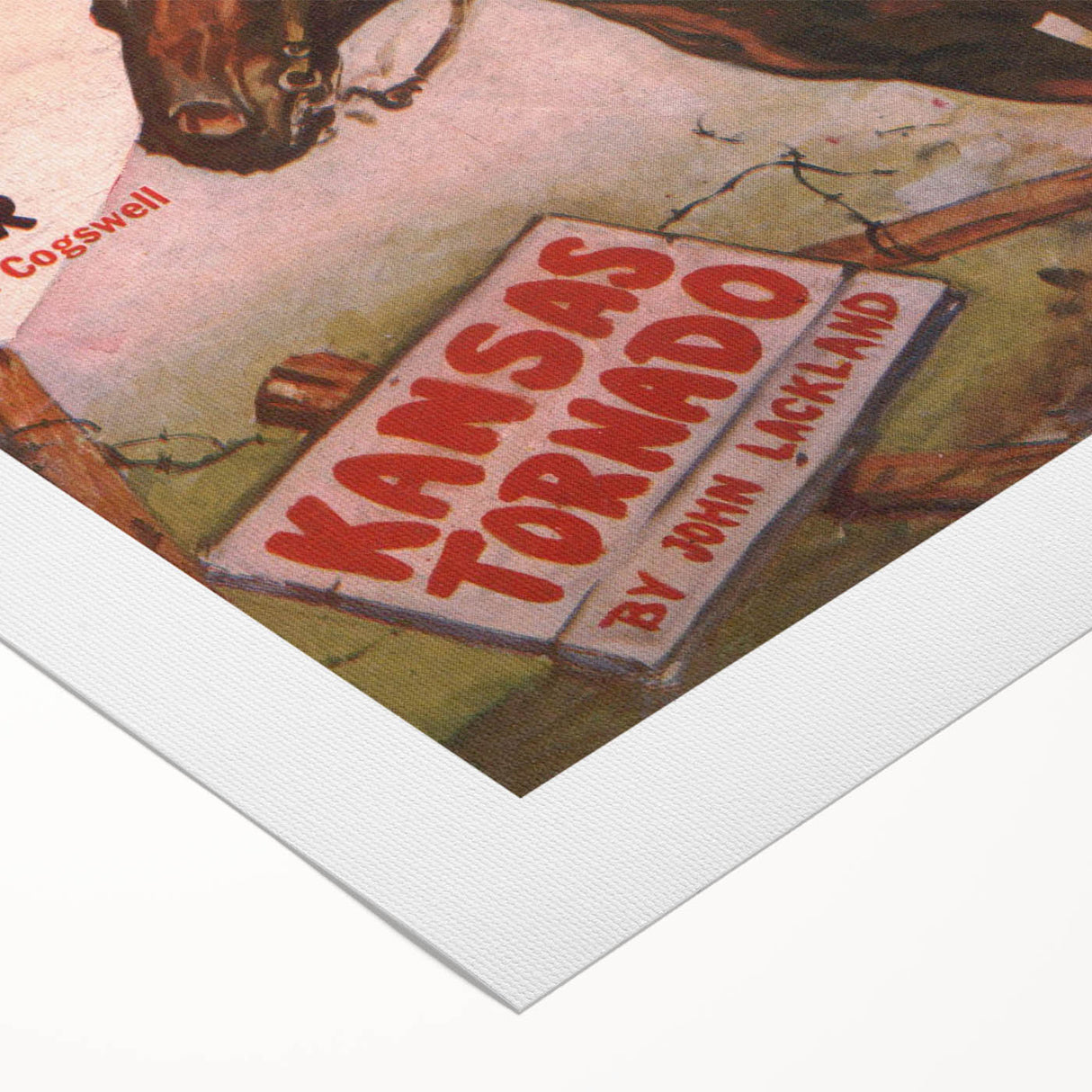 Vintage Magazine Cover Art - Classic Western Retro Prints for Decor