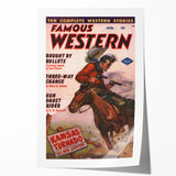Vintage Magazine Cover Art - Classic Western Retro Prints for Decor