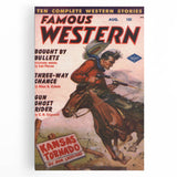 Vintage Magazine Cover Art - Classic Western Retro Prints for Decor