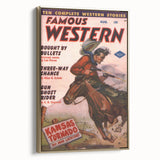 Vintage Magazine Cover Art - Classic Western Retro Prints for Decor