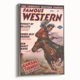 Vintage Magazine Cover Art - Classic Western Retro Prints for Decor