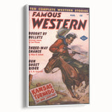 Vintage Magazine Cover Art - Classic Western Retro Prints for Decor