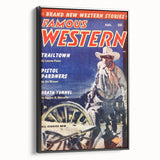 Vintage Magazine Cover Art – Famous Western Retro Wall Print