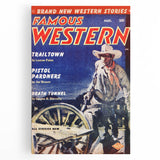 Vintage Magazine Cover Art – Famous Western Retro Wall Print