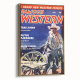 Vintage Magazine Cover Art – Famous Western Retro Wall Print