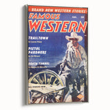Vintage Magazine Cover Art – Famous Western Retro Wall Print