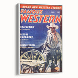 Vintage Magazine Cover Art – Famous Western Retro Wall Print