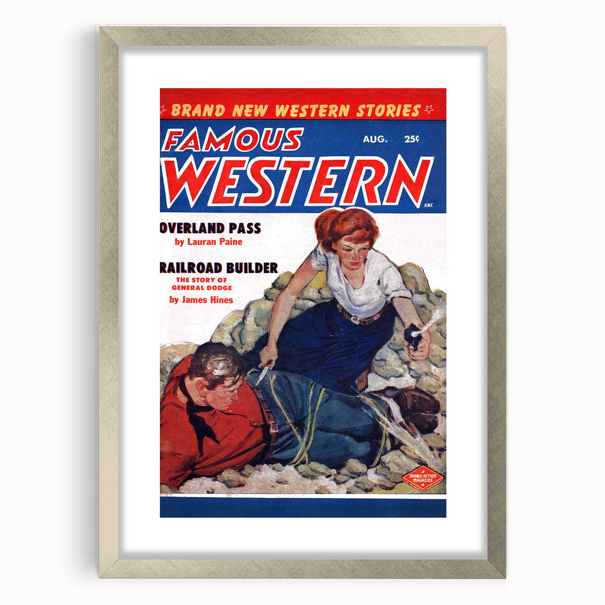 Vintage Magazine Cover Art - Classic Western Collectible Print