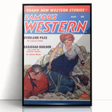Vintage Magazine Cover Art - Classic Western Collectible Print