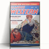 Vintage Magazine Cover Art - Classic Western Collectible Print