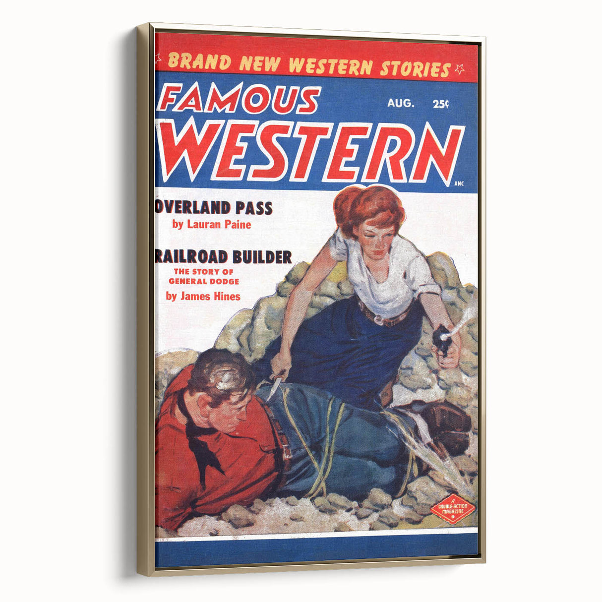 Vintage Magazine Cover Art - Classic Western Collectible Print
