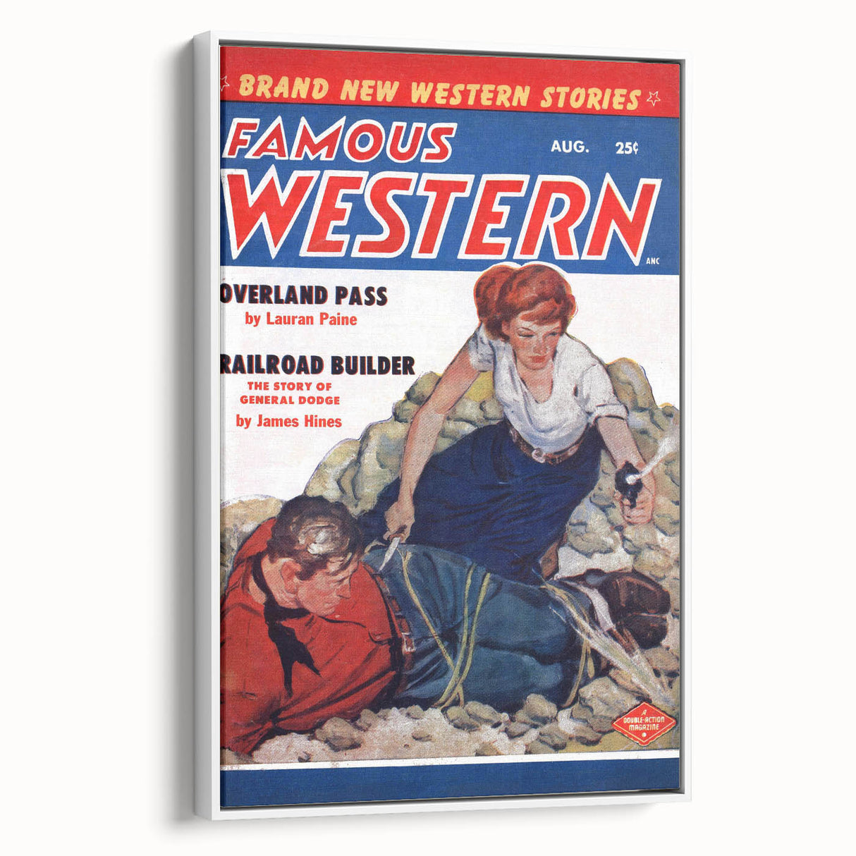 Vintage Magazine Cover Art - Classic Western Collectible Print