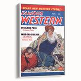 Vintage Magazine Cover Art - Classic Western Collectible Print