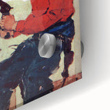 Vintage Magazine Cover Art - Retro Western Action Collectible Print