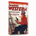 Vintage Magazine Cover Art - Retro Western Action Collectible Print