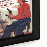 Vintage Magazine Cover Art - Retro Western Action Collectible Print