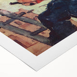 Vintage Magazine Cover Art - Retro Western Action Collectible Print