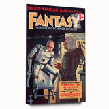 Vintage Magazine Cover Art - Retro Sci-Fi Classic Wall Print