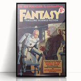 Vintage Magazine Cover Art - Retro Sci-Fi Classic Wall Print