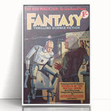 Vintage Magazine Cover Art - Retro Sci-Fi Classic Wall Print