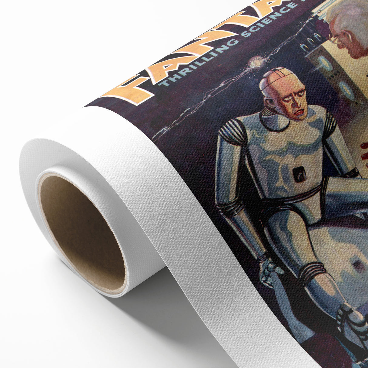Vintage Magazine Cover Art - Retro Sci-Fi Classic Wall Print