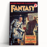 Vintage Magazine Cover Art - Retro Sci-Fi Classic Wall Print