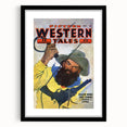 Vintage Magazine Cover Art - Wild West Retro Collectible Print