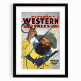 Vintage Magazine Cover Art - Wild West Retro Collectible Print