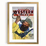Vintage Magazine Cover Art - Wild West Retro Collectible Print