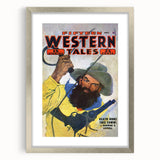 Vintage Magazine Cover Art - Wild West Retro Collectible Print