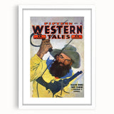 Vintage Magazine Cover Art - Wild West Retro Collectible Print