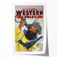 Vintage Magazine Cover Art - Wild West Retro Collectible Print