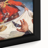Vintage Magazine Cover Art - Classic Western Action Wall Print
