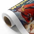 Vintage Magazine Cover Art - Classic Western Action Wall Print