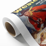 Vintage Magazine Cover Art - Classic Western Action Wall Print
