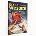 Vintage Magazine Cover Art - Classic Western Action Wall Print