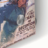 Vintage Magazine Cover Art - Classic Western Action Wall Print